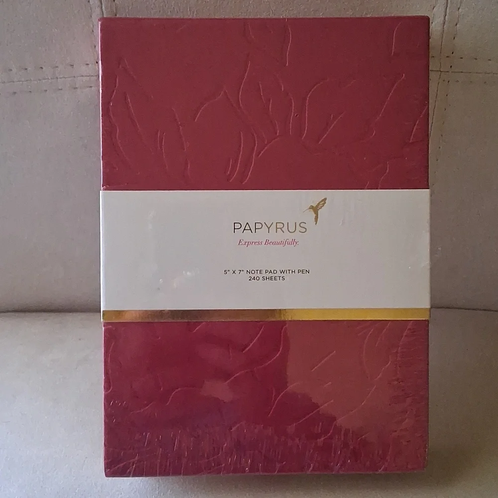Papyrus Notepad with Pen